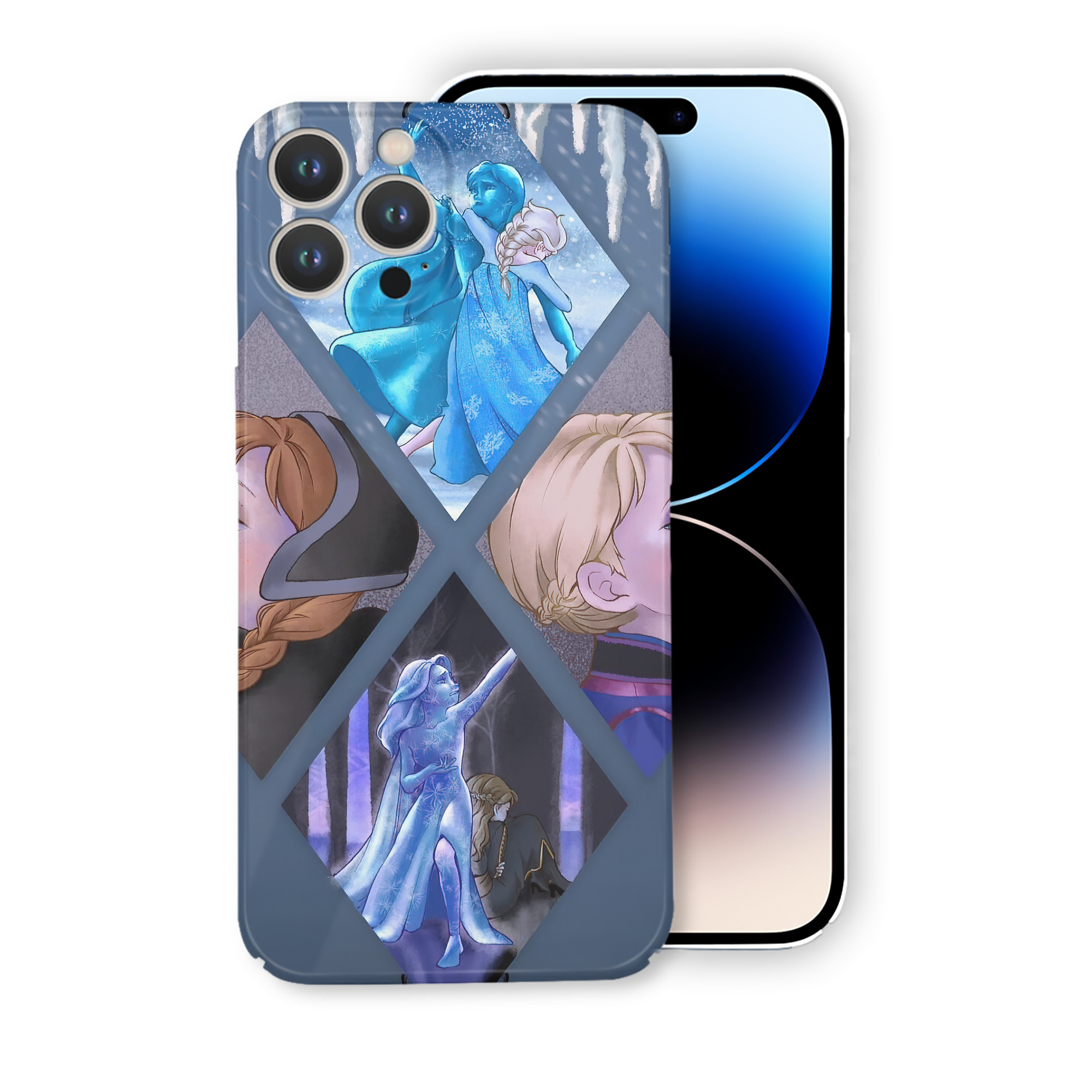 （画像用） アナと雪の女王 アンナ エルサ Frozen Anna Elsa 【iPhone 14シリーズ対応】ハードケース